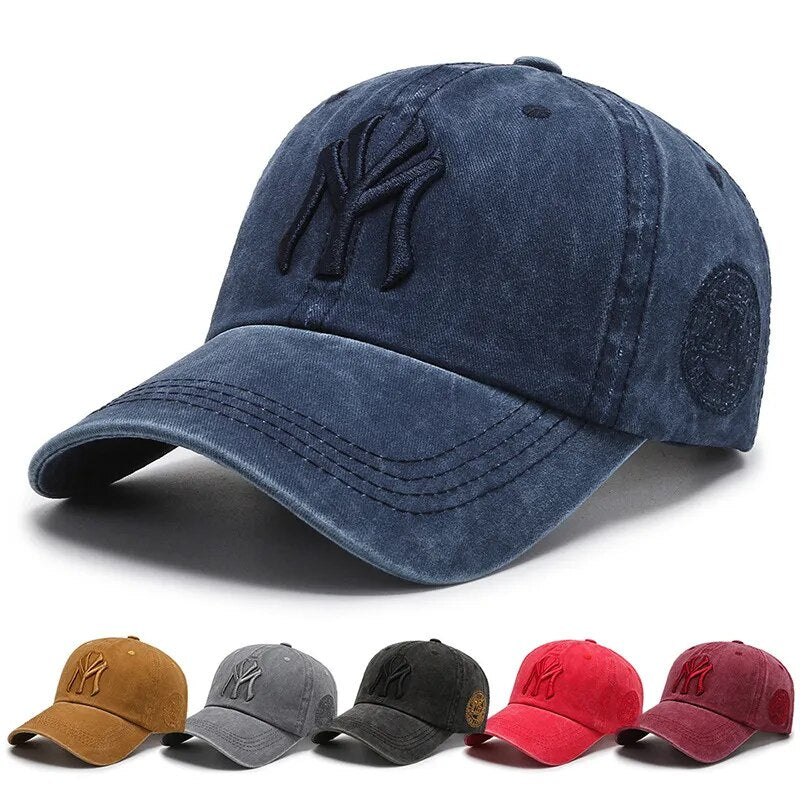 Spring Summer Fashion Letters Embroidery Adjustable Baseball Cap Men and Women Outdoors Sports Caps High Quality Adult Sun Hats