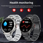 LIGE 710MAH Large Battery Smart Watch Men Outdoor Sports Fitness Bluetooth Call Bracelet Heart Rate Tracker 2024 Smartwatch Gift