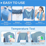 Outdoor Sport Ice Towel Rapid Instant Cooling Microfiber Quick-Dry Ice Towels Fitness Yoga Gym Running Wipe Sweat Chill Towels