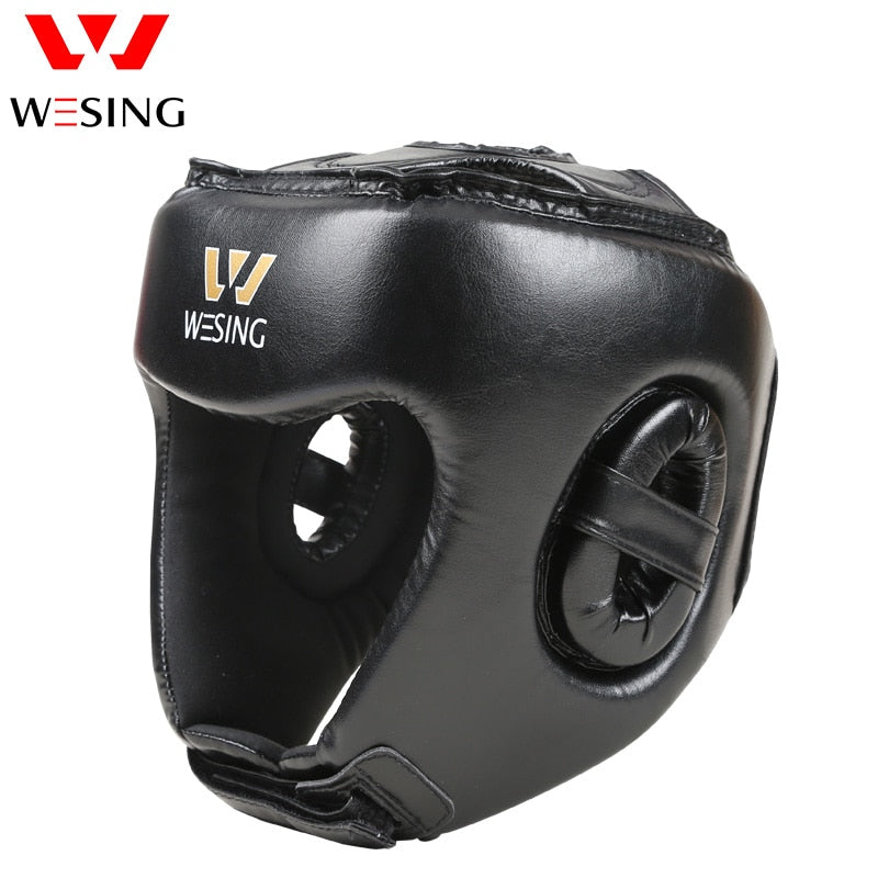 Wesing Boxing Sanda Training Head Guard Boxing Muay Headgear Thai Kickboxing Head Protector