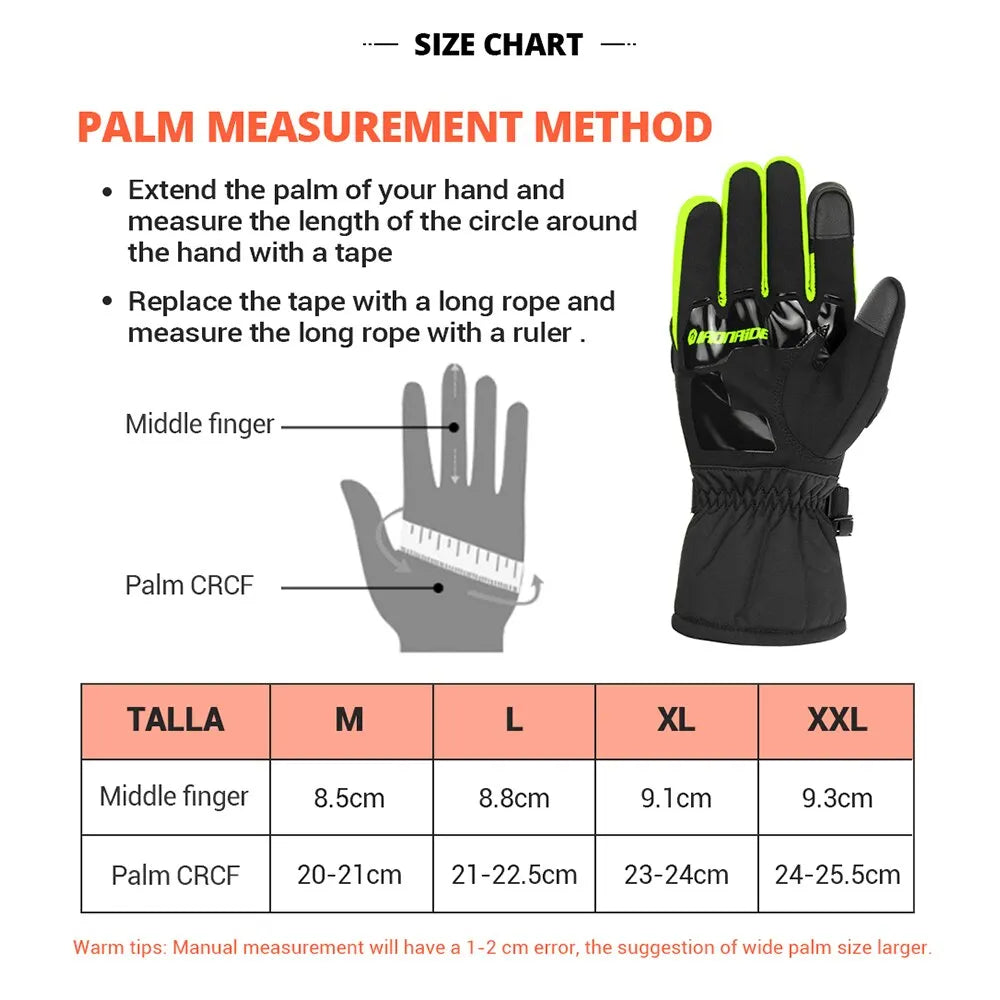 Motorcycle Gloves Windproof Waterproof Guantes Moto Motorbike Riding Gloves Touch Screen Moto Motocross Gloves Winter