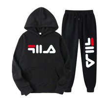 Autumn Winter Tracksuit 2 Pieces Sets Unisex Outdoor Sport Hoodies Cotton Fleece Sweatshirt+Pants Suit Hooded Sportswear