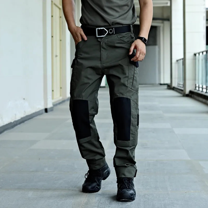 Men Military Tactical Cargo Pants Army Green Combat Trousers Multi Pockets Gray Uniform Paintball Airsoft Autumn Work Clothing