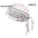 2022 Quick Dry Cotton Pirate Hat Adjustable Cancer Chemo Cap For Men Women Breathable Outdoor Sport Bandana Cycling Headscarf