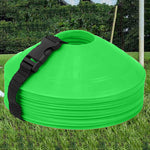 50Pcs Sports Cones Flexible Disc Cones Heavy Duty Agility Soccer Cones with Mesh Bag Best for Football/Basketball/Running Drills