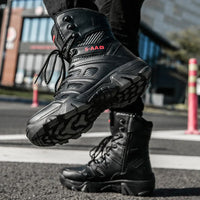 Tactical Boots Military Military Boot for Men Casual High Top Combat Boots Men Anti-Slip Army Work Safty Boots Motocycle Boots