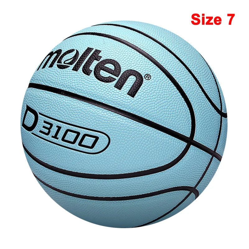 Molten Basketball Balls Official Size 7/6/5 PU Material Women Outdoor Indoor Match Training Basketball With Free Net Bag Needle