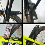 ENLEE Bicycle Fenders Carbon Fiber Color Front/Rear Tire Wheel Universal Mudguard MTB Road Bike Wings Fenders Cycling