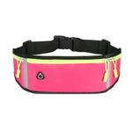 Running Waist Bag Sport Belt Pack with Adjustable Strap 3 Pockets Waterproof Gym Bag for Running Hiking Travel Outdoors Sport