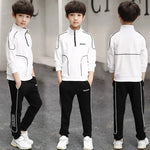 Child Boys Clothing Outfit Children Clothes Suits Casual Sport Cotton Pullover Sweatshirt+Pants 2Pcs/Sets Kid Tracksuits 5-13T