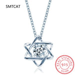 Star of David Necklace Pentagon Vintage Jewelry Magen David Viking Amulet 925 Sterling Silver Men Necklace Israel Jewish