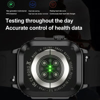 2024 Smart Watch Men Military For Android IOS Blood Pressure Waterproof Watches Bluetooth Call Smartwatch GPS Motion Trajectory