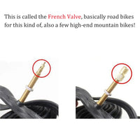 5PC F/V To A/V Valve Adapter Bike Value Converter Presta To Schrader Golden Bike Tire French Valve Adapter Bicycle Accessories