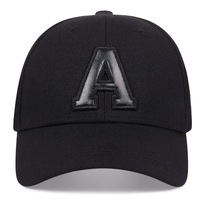 Summer Fashion Men Baseball Cap Letter A Embroidery Snapback Hat Cotton Adjustable Hip Hop Hat Sports Trucker Caps Sun Hats Bone