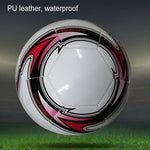 PU Leather Machine-stitched Football Ball Adults Match Soccer Balls Waterproof Size 5 Practicing Sports Accessories