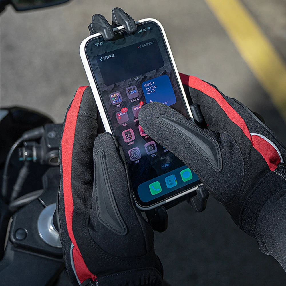 Motorcycle Winter Gloves Windproof Waterproof Touch Screen Outdoor Sports Racing Riding Protection Skiing Warm Gloves