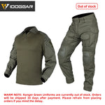 IDOGEAR Hunting Clothes camouflage uniform Gen3 Tactical Combat BDU clothes Airsoft  Paintball Multicam Black Clothing 3001