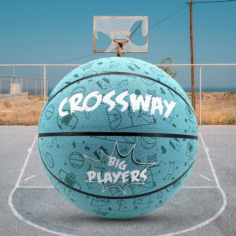 Durable Street Basketball 4 Colors Basketball Eco-friendly Flexible Inkjet Art Printing Size 7 Outdoor Basketball