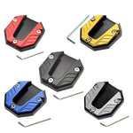 Motorcycle Kickstand Extender Motorcycle Foot Side Support Parking Brake Base Electric Motorbike Parking Foot Pad Support Plate