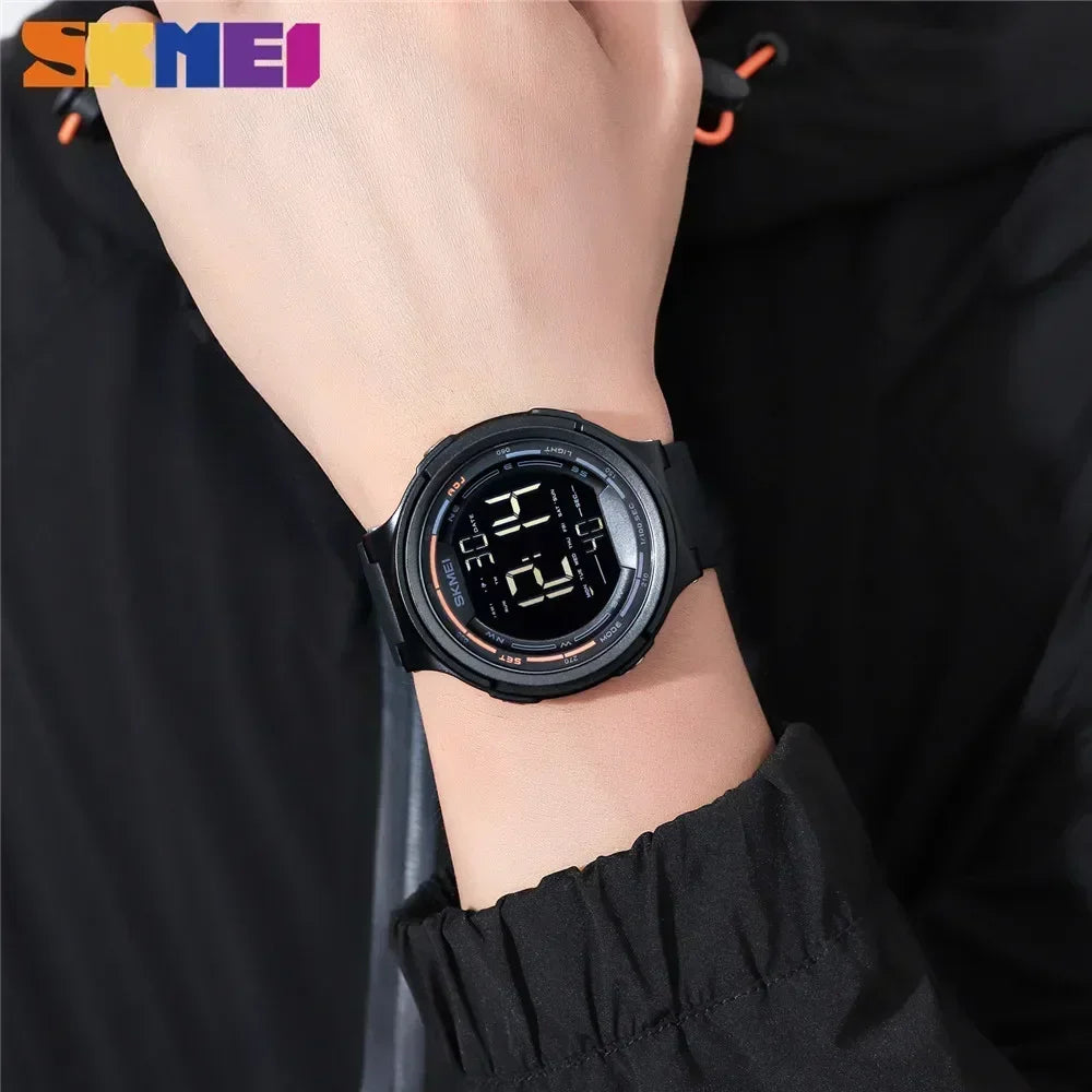 SKMEI 1841 Count Down 5Bar Waterproof Wristwatch For Men Male Clock Watch reloj hombre LED Light Digital Mens Sport Watches