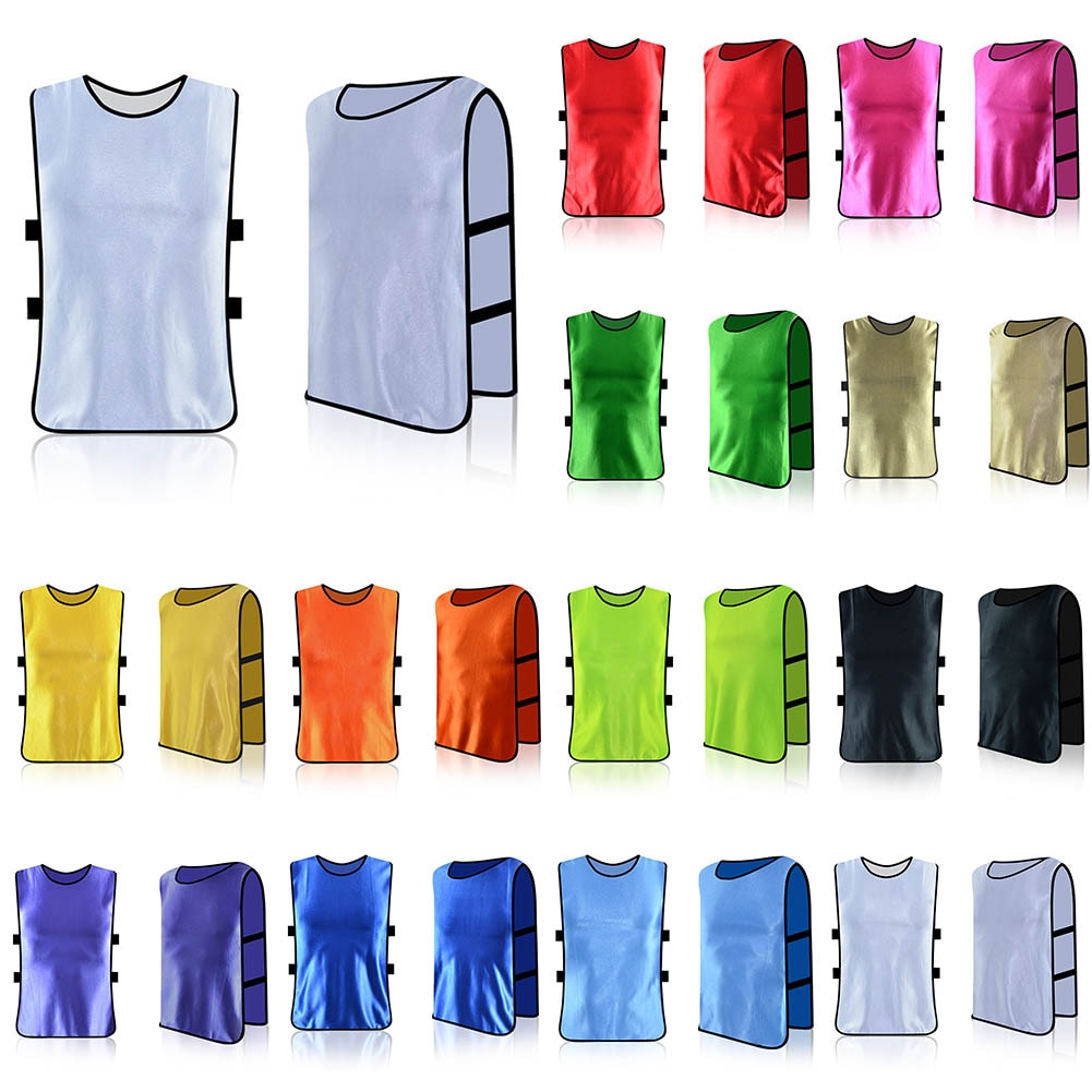 1pc Vest Jerseys Football Basketball Basketball Sports Training BIBS Vests Basketball Cricket Soccer Football Rugby Mesh 45x66cm