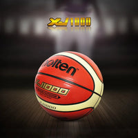 Molten Basketball Ball XJ1000 Official Size 7/6/5 PU Leather for Outdoor Indoor Match Training Men Women Teenager Baloncesto