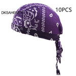 2022 Quick Dry Cotton Pirate Hat Adjustable Cancer Chemo Cap For Men Women Breathable Outdoor Sport Bandana Cycling Headscarf