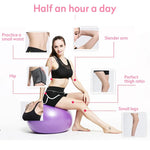 PVC Fitness Balls Yoga Ball Thickened Explosion-proof Exercise Home Gym Pilates Equipment Balance Ball 45cm/55cm/65cm/75cm