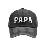 Papa Mama Letter Embroidery Parent-Child Baseball Cap Adjustable Outdoor Sun Protection Unisex Dad Hat Snapback