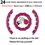 28 Smart Adjustable Sport Hoops Abdominal Thin Waist Exercise Detachable Hola Massage Fitness Hoop Gym Home Training Loss Weight