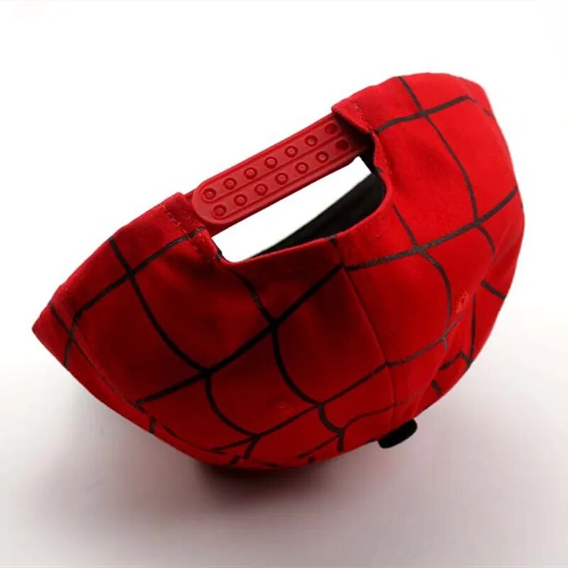 New Anime Disney Hero Cartoon Children Hat Spring Autumn Flat Brim Cap Hip-hop Baseball Cap Spiderman Marvel Boy Gifts