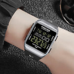 Casual Multifunctional Digital Watches Men Waterproof Vintage Electronic Hand Clock Man Original Silicone Male Sport Wristwatch