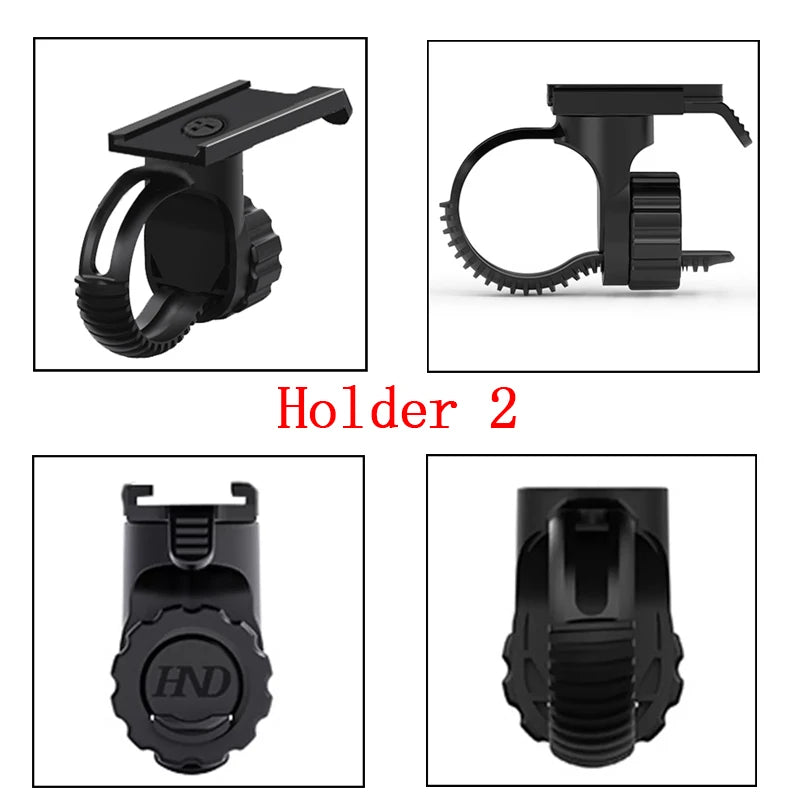 1PC Bike Light Bracket Mount Bicycle Light Holder Bike Accessories Mount Holder 360 Rotation Cycling Bike Flashlight Rack