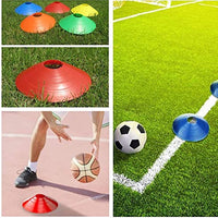 Soccer Cones Disc Con with Carry Bag and Holder Agility Training Field Markers Sports Cones Football Training Equipment Coaching