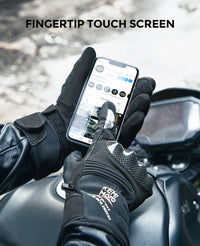 KEMIMOTO CE Motorcycle Gloves Winter Waterproof Warm Moto Guantes Touch Screen Motorbike Riding Gloves Carbon Fiber Protective