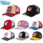 Disney Mickey Minnie Anime Men's Caps Male Snapback Cotton Baseball Caps for Women Hip Hop Dad Mesh Hat Summer Trucker Hat Gifts