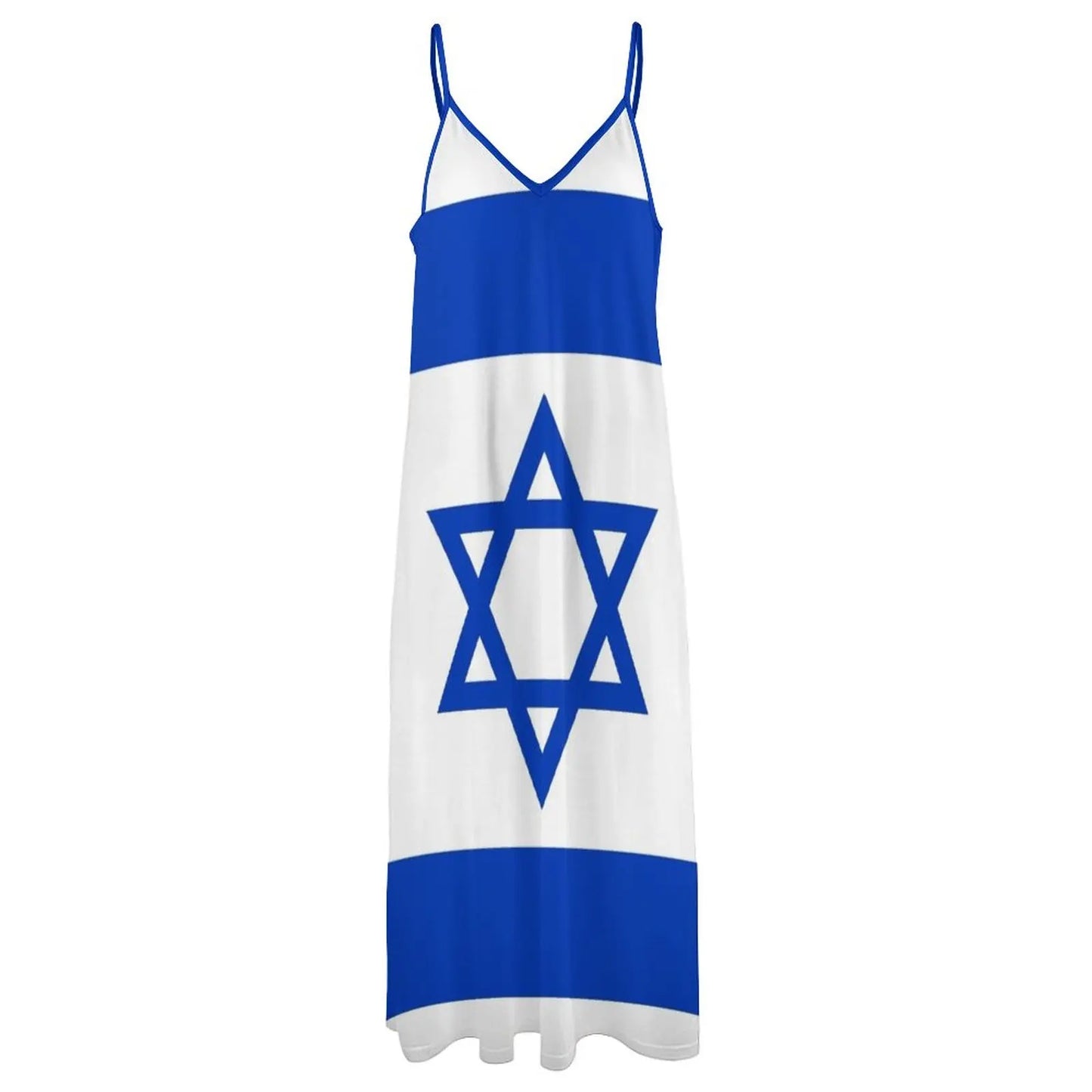 Flag of Israel Sleeveless Dress Casual dresses summer outfits for women 2023 party dresses women