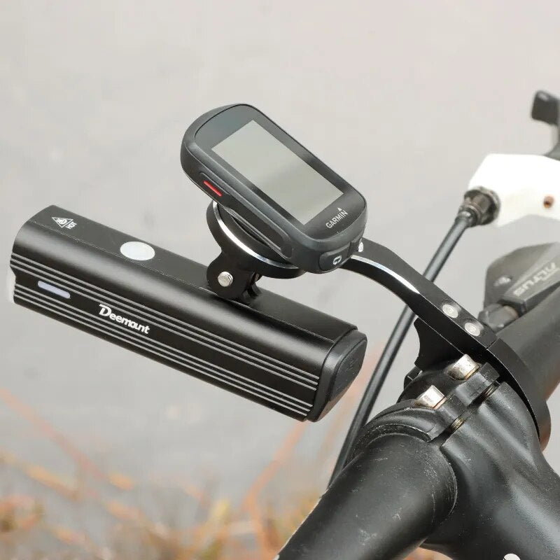 Bicycle Computer Extended Out Front Stand Handlebar Mount Camera Bracket Adaptor Fits GoPro Sports Camera/Garmin/Bryton/Wahoo