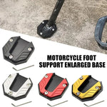 Motorcycle Kickstand Extender Motorcycle Foot Side Support Parking Brake Base Electric Motorbike Parking Foot Pad Support Plate