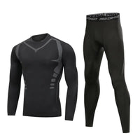 Sports Suit Men's Running Gym Clothes Running Clothes Cycling Tight Spring, Autumn And Winter Quick-drying Clothes