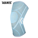 AOLIKES 1PCS Knee Brace Support for Arthritis Joint Nylon Sports Fitness Compression Sleeves Kneepads Cycling Running Protector