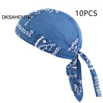 2022 Quick Dry Cotton Pirate Hat Adjustable Cancer Chemo Cap For Men Women Breathable Outdoor Sport Bandana Cycling Headscarf