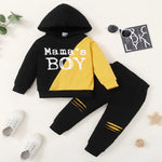 1-6 Years Kids Boy Clothes Suit Hooded Long Sleeve Top + Pant Casual Cotton Outfit Child Baby Boy Sport Fashion Costume Set