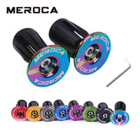 1 Pair Mountain Road Bike Handlebar End Plugs Aluminum Alloy Handle Bar End Cap BMX MTB Bike Grip Cover Bicycle Accessories