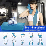 Outdoor Sport Ice Towel Rapid Instant Cooling Microfiber Quick-Dry Ice Towels Fitness Yoga Gym Running Wipe Sweat Chill Towels