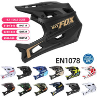 BATFOX MTB קסדת מלאה למבוגרים DH אופני דאונהיל מוטוקרוס קסדת בטיחות שטח אופני הרים BMX לשני המינים קסדת כיסוי מלא