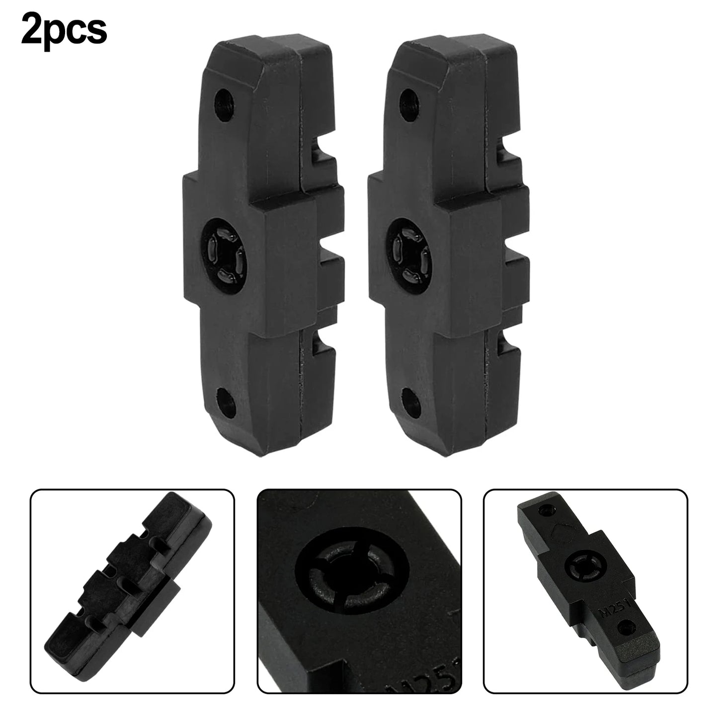 2pcs Bike Brake Shoes For Magura HS11/ HS22/ HS33 50mm V-brake Shoes Pads Brake Blocks Bicycle Accessories