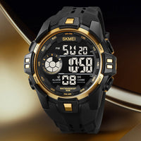 SKMEI 2123 Japan Digital Movement Stopwatch Sports Watches Mens Date Alarm Clock Casual Back Light Display Waterproof Wristwatch