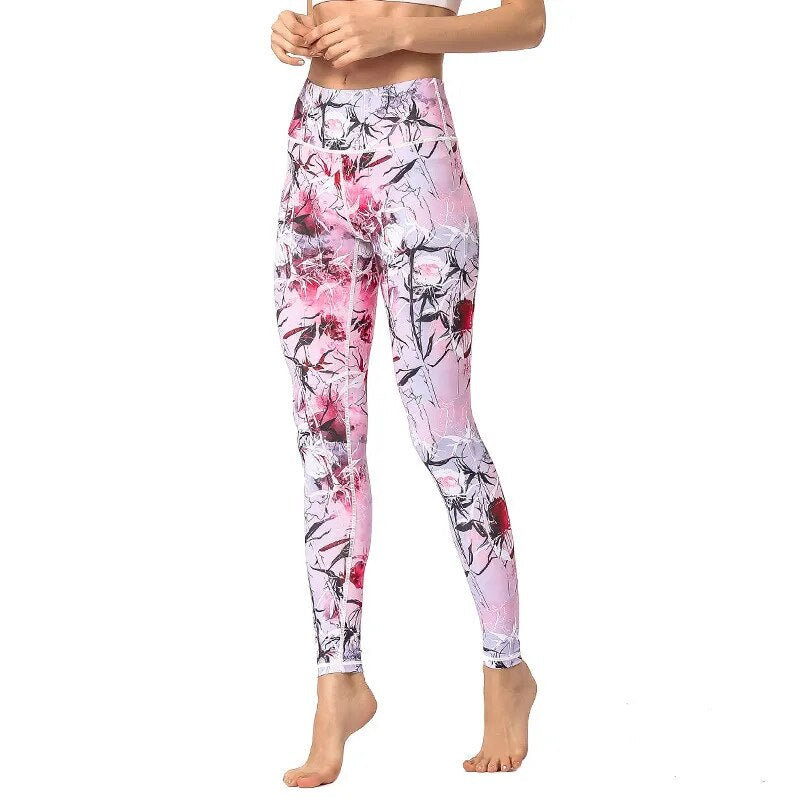 Fitness Tie Dye LuLu With Logo Yoga Pants High Waist Push Up Sports Leggings Women Gym Tights Female Clothing Workout Sportswear