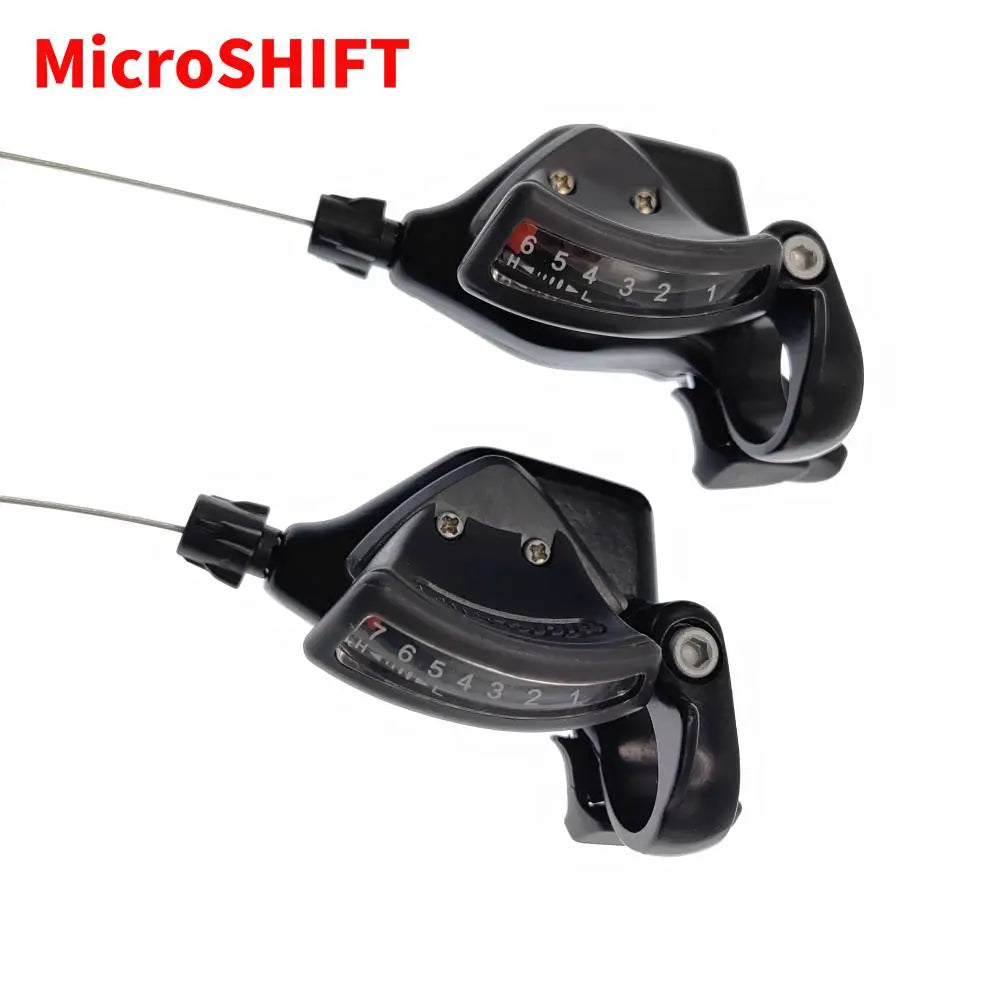 MicroSHIFT Bicycle Shifters Shifting Lever Right 6/7 Speed Bike Folding Shifter MTB Shift Fine Mountain Bicycle Bike Accessories